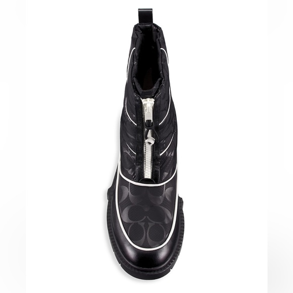 COACH Leona Monogram Nylon Ankle Boots - Picture 6 of 16